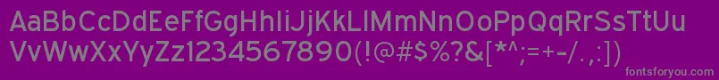 Police ExpresswayrgRegular – polices grises sur fond violet