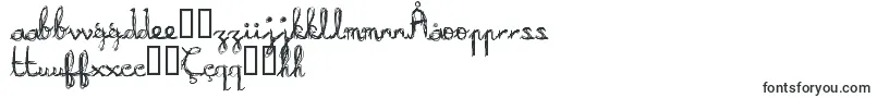 BurningNormal-Schriftart – usbekische Schriften