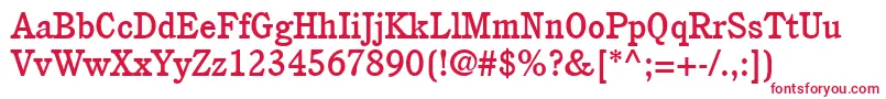 ItcCushingLtMedium Font – Red Fonts