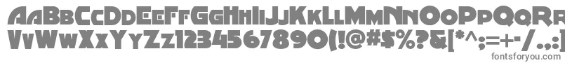 Шрифт Minstrelposternf – серые шрифты