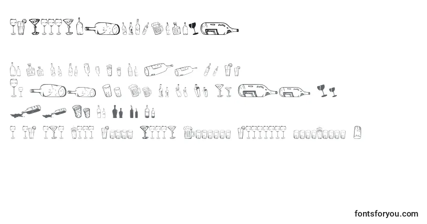 Schriftart 26AlcoDingbats – Alphabet, Zahlen, spezielle Symbole