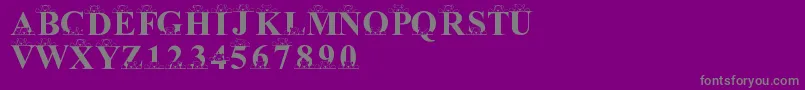 More about LmsPeekAPooh Font LmsPeekAPooh Font – Gray Fonts on Purple Background