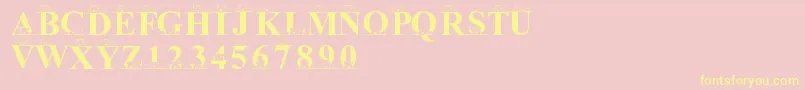 More about LmsPeekAPooh Font LmsPeekAPooh Font – Yellow Fonts on Pink Background