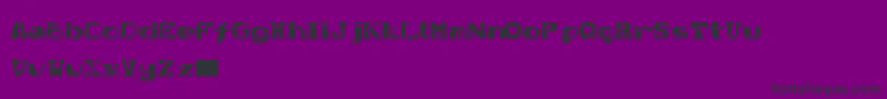 Nativa Font – Black Fonts on Purple Background