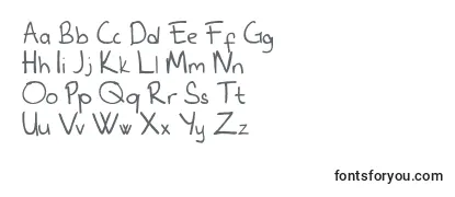 Schriftart Furroscript