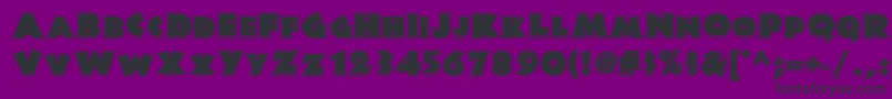 Jungle Fever Inline Nf Font – Black Fonts on Purple Background
