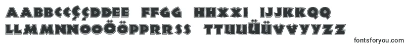 Jungle Fever Inline Nf-Schriftart – aserbaidschanische Schriften
