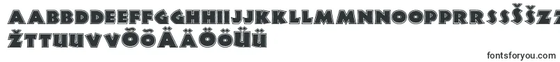 Jungle Fever Inline Nf-Schriftart – estnische Schriften