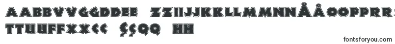 Jungle Fever Inline Nf-Schriftart – usbekische Schriften