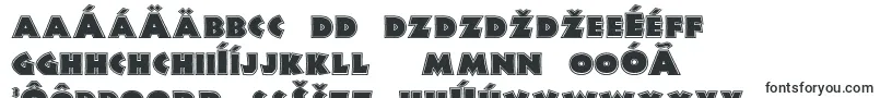 Jungle Fever Inline Nf-Schriftart – slowakische Schriften