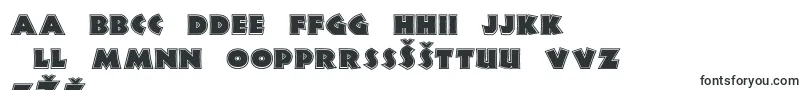 Jungle Fever Inline Nf-Schriftart – lettische Schriften