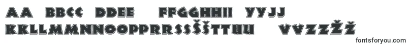 Jungle Fever Inline Nf-Schriftart – litauische Schriften
