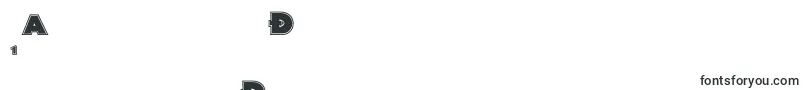 Jungle Fever Inline Nf-Schriftart – kirgisische Schriften