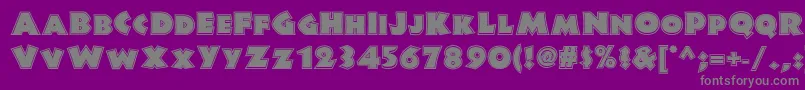 More about Jungle Fever Inline Nf Font Jungle Fever Inline Nf Font – Gray Fonts on Purple Background