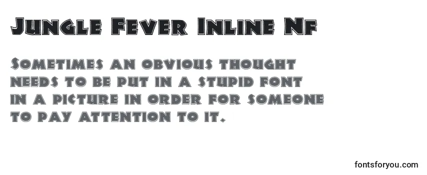 Review of the Jungle Fever Inline Nf Font