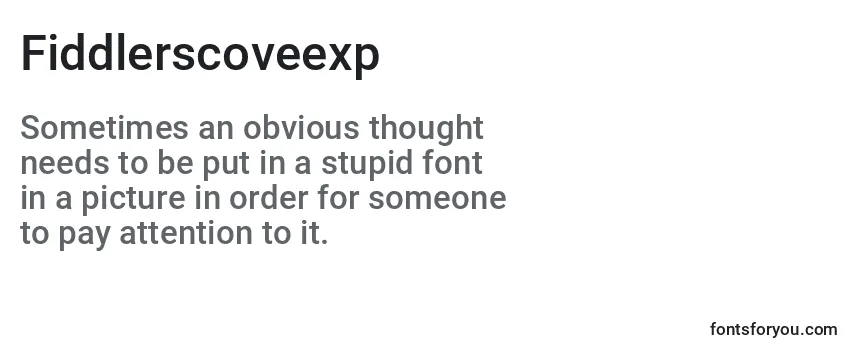 Review of the Fiddlerscoveexp Font