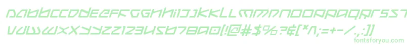 Koboldi-fontti – vihreät fontit valkoisella taustalla