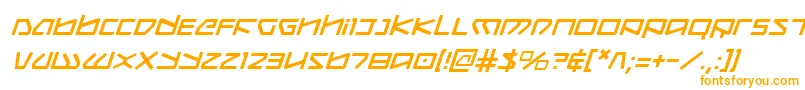 Koboldi-Schriftart – Orangefarbene Schriften