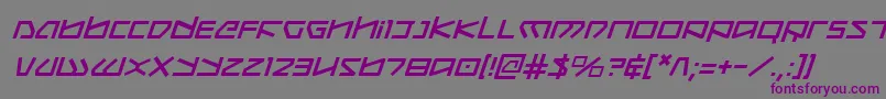 Koboldi Font – Purple Fonts on Gray Background