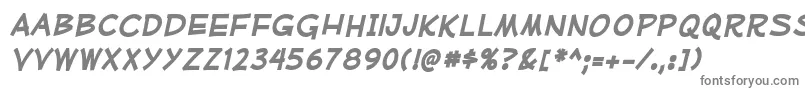 MufferawrgBolditalic Font – Gray Fonts