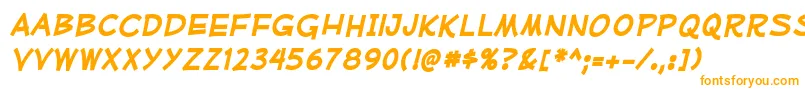 MufferawrgBolditalic Font – Orange Fonts