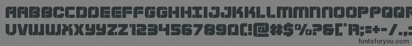 Supersubmarine Font – Black Fonts on Gray Background