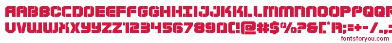 Supersubmarine Font – Red Fonts on White Background