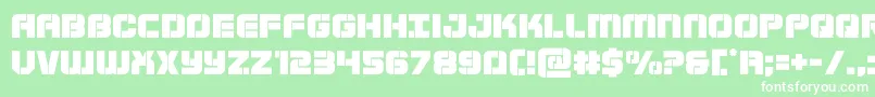 Supersubmarine Font – White Fonts on Green Background