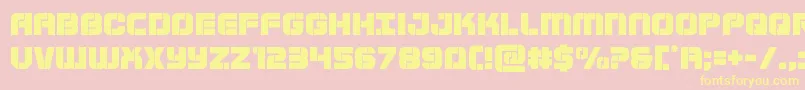 Supersubmarine Font – Yellow Fonts on Pink Background