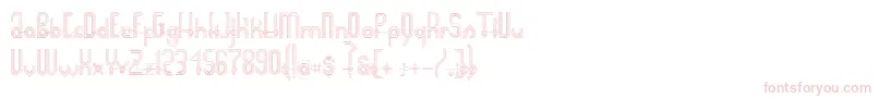 Connexion Font – Pink Fonts on White Background