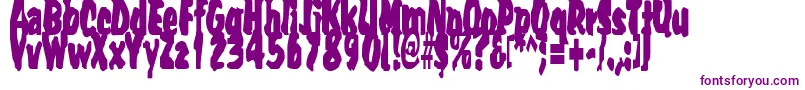 Umpyre Font – Purple Fonts on White Background