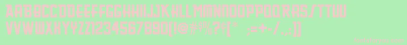 Saiba mais sobre a fonte Greasyspoonnf Fonte Greasyspoonnf – fontes rosa em um fundo verde