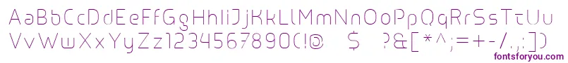 Line Font – Purple Fonts