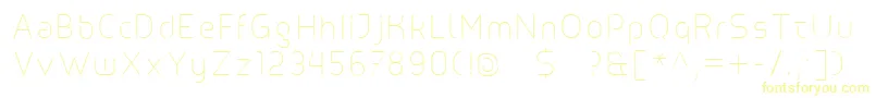 Line Font – Yellow Fonts