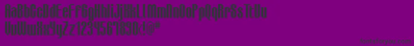 Bmdea Font – Black Fonts on Purple Background