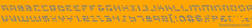 Mmanl Font – Gray Fonts on Orange Background