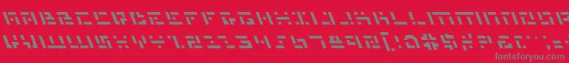 Mmanl Font – Gray Fonts on Red Background