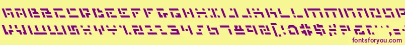Mmanl Font – Purple Fonts on Yellow Background