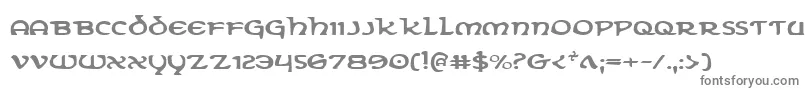 Eringobraghe-Schriftart – Graue Schriften auf weißem Hintergrund