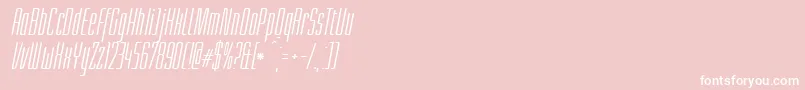 fuente LinotypeLichtwerkItalic – Fuentes Blancas Sobre Fondo Rosa