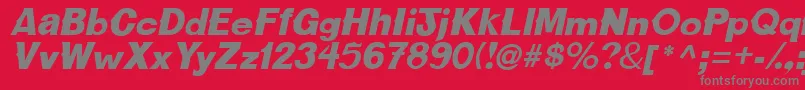 More about CactussskBolditalic Font CactussskBolditalic Font – Gray Fonts on Red Background