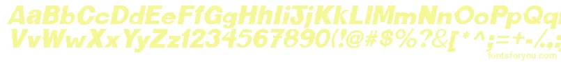 CactussskBolditalic Font – Yellow Fonts