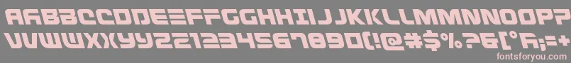 fuente Defconzeroleft – Fuentes Rosadas Sobre Fondo Gris