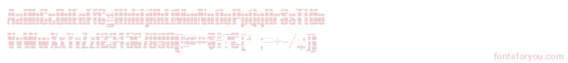 Fonte HostilGradient – fontes rosa em um fundo branco