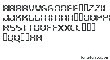 Ghostmachineextended font – uzbek Fonts