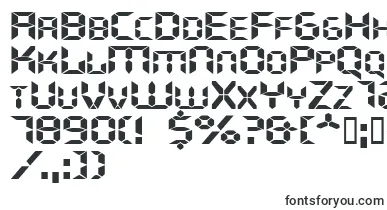 Ghostmachineextended font – written Fonts