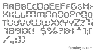 Ghostmachineextended font – Gray Fonts