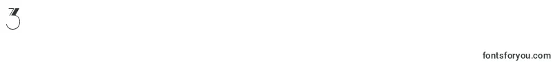 CravatDisplaySsi Font – Fonts for Digit 3