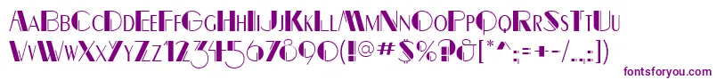 CravatDisplaySsi-fontti – violetit fontit