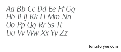 CleargothicserialLightItalic-fontti